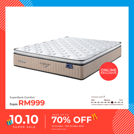 [Online Exclusive] Orthorest SuperBack Comfort Mattress